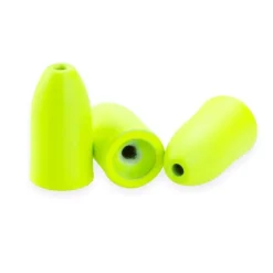 Camo Lures Tungsten Bullet Weight Chartreuse 1,8g