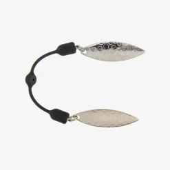 Camo Lures Twin Blade gehämmert Silber