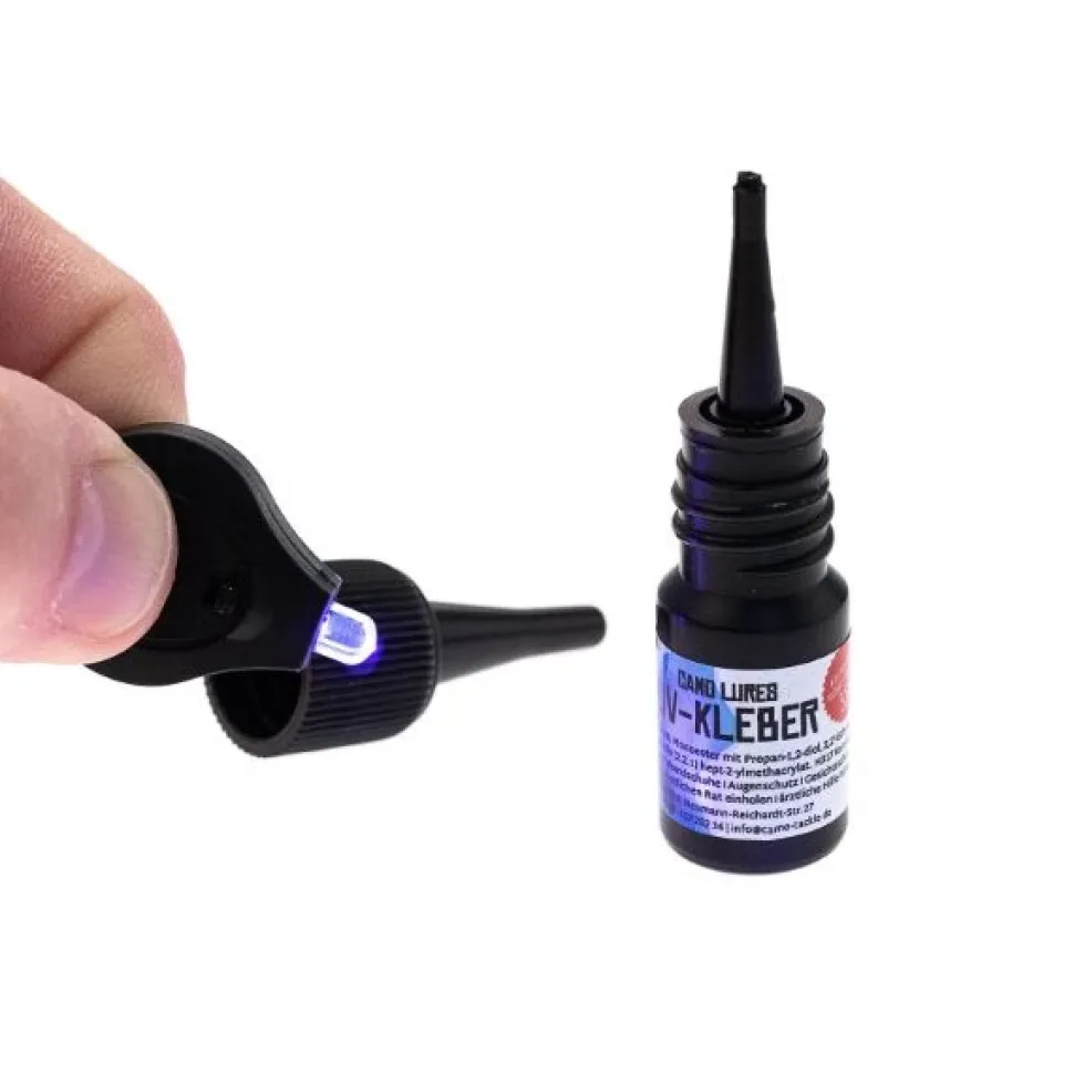 Camo Lures UV-Kleber mit UV-Lampe