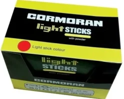 Cormoran Knicklicht Box 4,5x37mm Rot 50x2Stk.