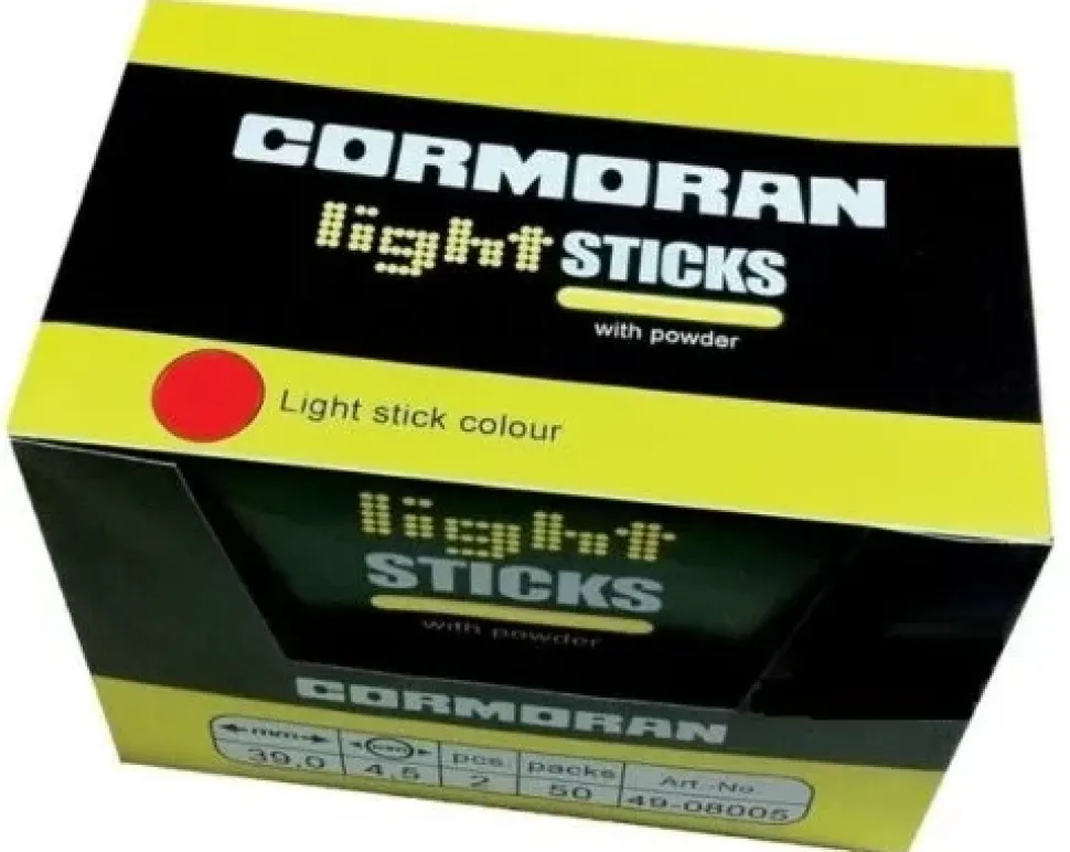 Cormoran Knicklicht Box 4,5x37mm Rot 50x2Stk.