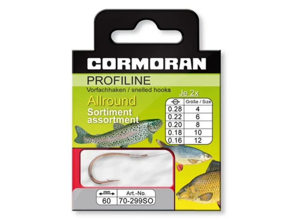 Cormoran Profiline Haken Allround Sortiment #4-12 60cm