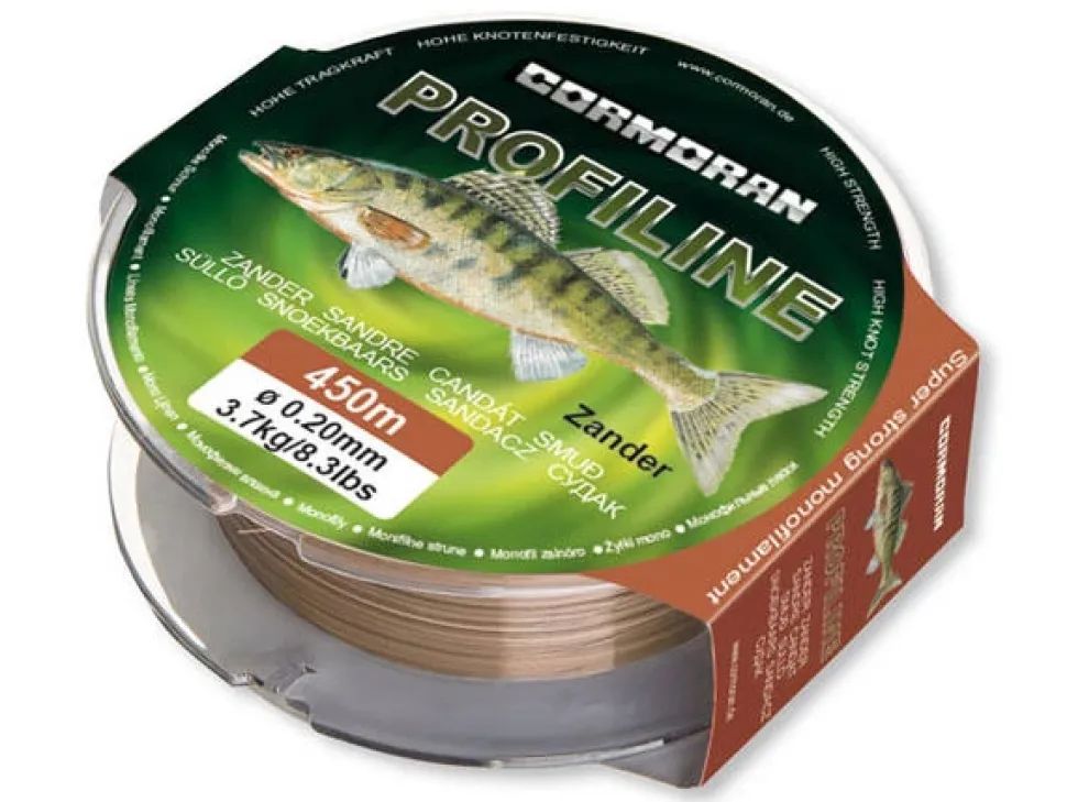 Cormoran Profiline Schnur Zander 450m Hellbraun 0,22mm 4,4kg