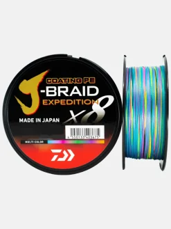 Daiwa J-Braid Exped. X8E 300m Multicolor 0,18mm 12,3kg