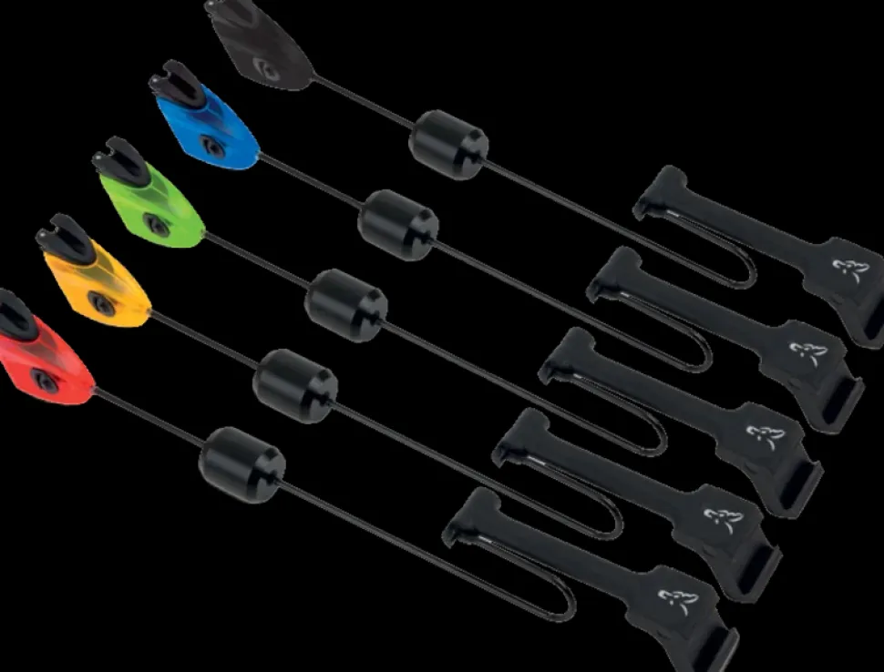 FOX Carp 3 Rod MK3 Swinger Presentation Set Rot, Orange, Grün