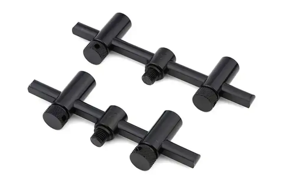 FOX Carp Black Label Slim Adjustable 2 Rod Buzz Bars 110-125mm