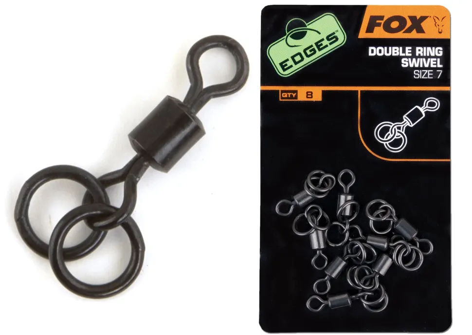 FOX Carp Edges Double Ring Swivel #7