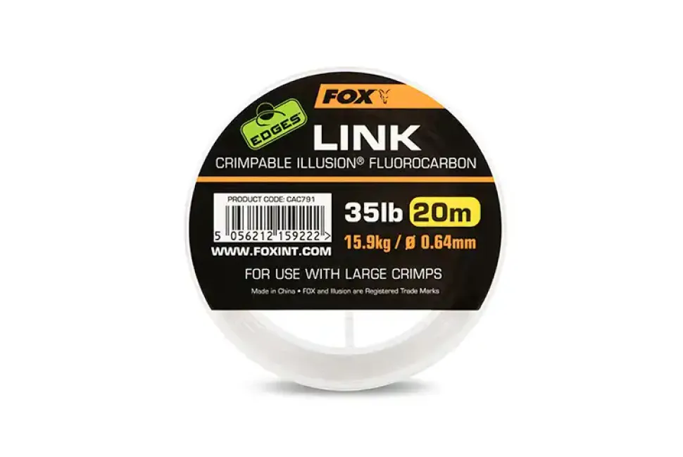 FOX Carp EDGES Link Illusion Flurocarbon 20m 35lb