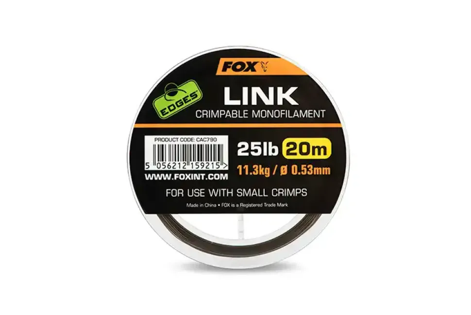 FOX Carp EDGES Link Mono 20m Trans Khaki 25lb