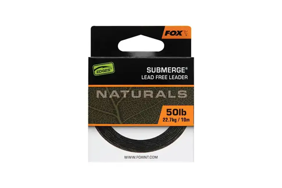 FOX Carp EDGES Naturals Submerge Leader 10m 40lb