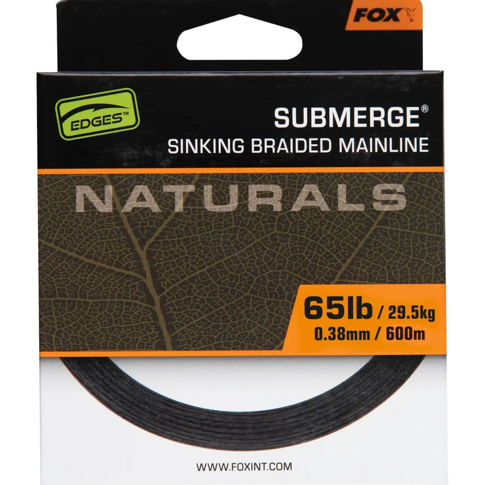 FOX Carp EDGES Naturals Submerge Braid 600m Green 0,20mm 15,8kg