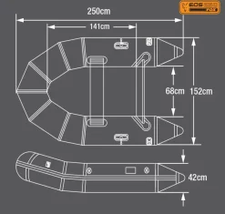 FOX Carp EOS 250 Boat Slat Floor