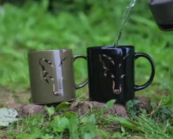 FOX Carp Head Ceramic Mug Green Camo