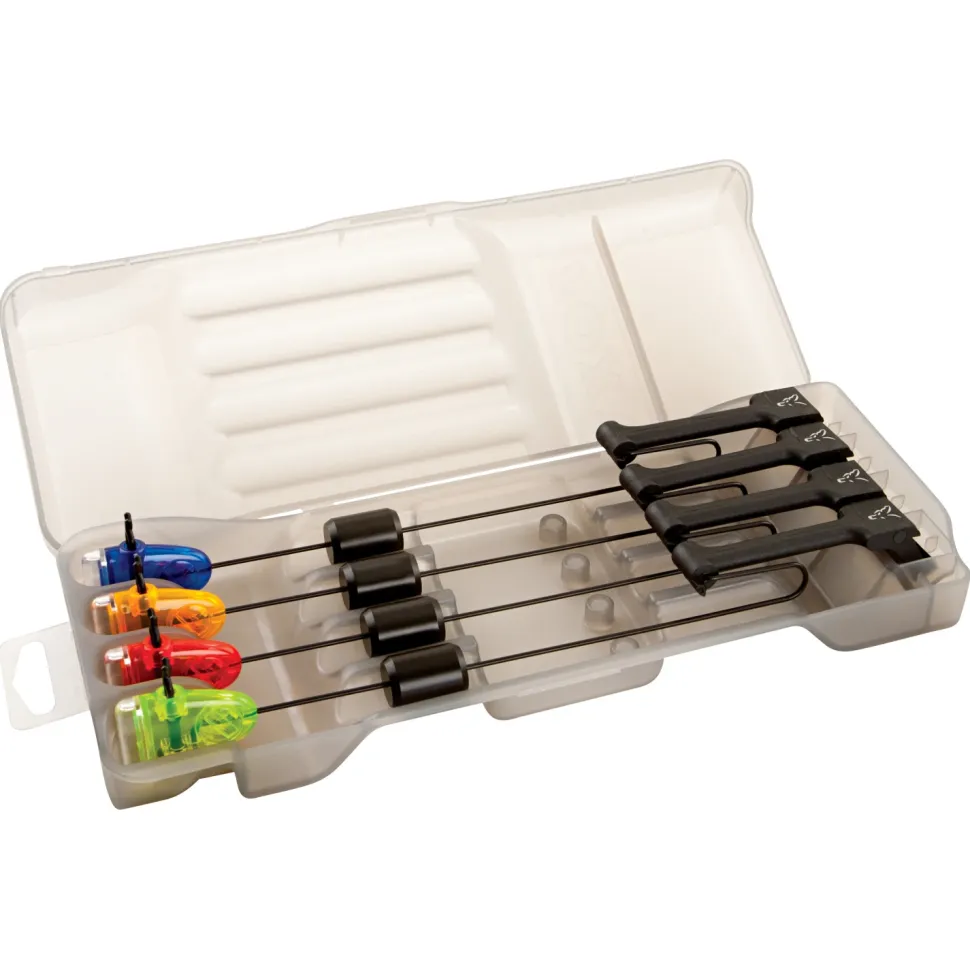 FOX Carp Micro Swinger 4 Rod Set (R,O,G,B)