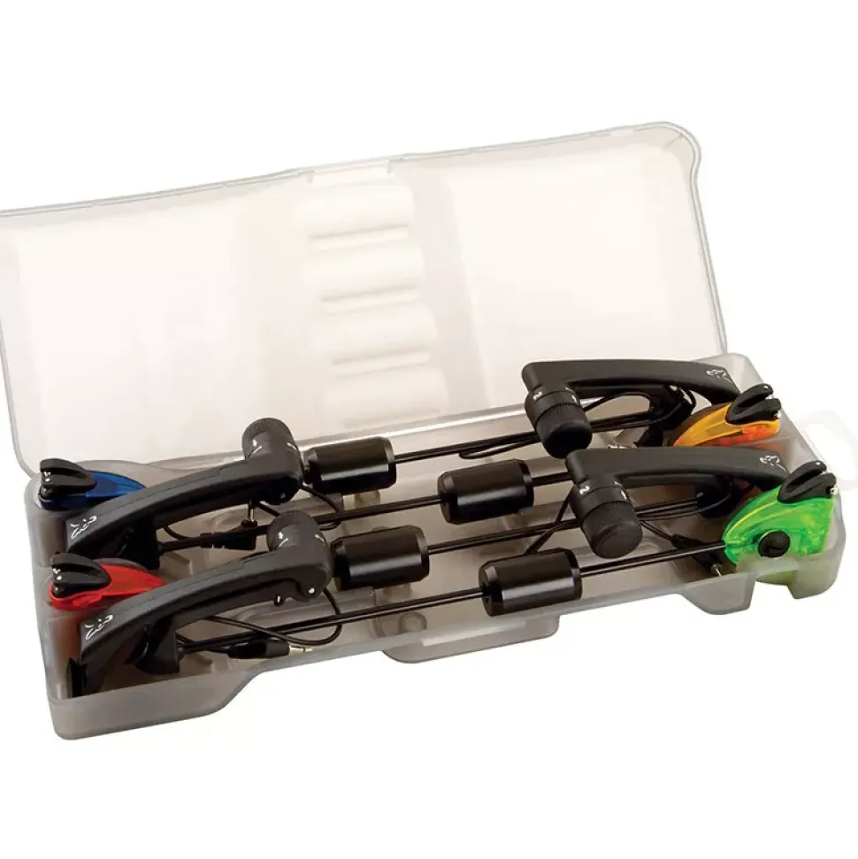 FOX Carp MK2 Illuminated Swinger 4 Rod Set (R,O,G,B)