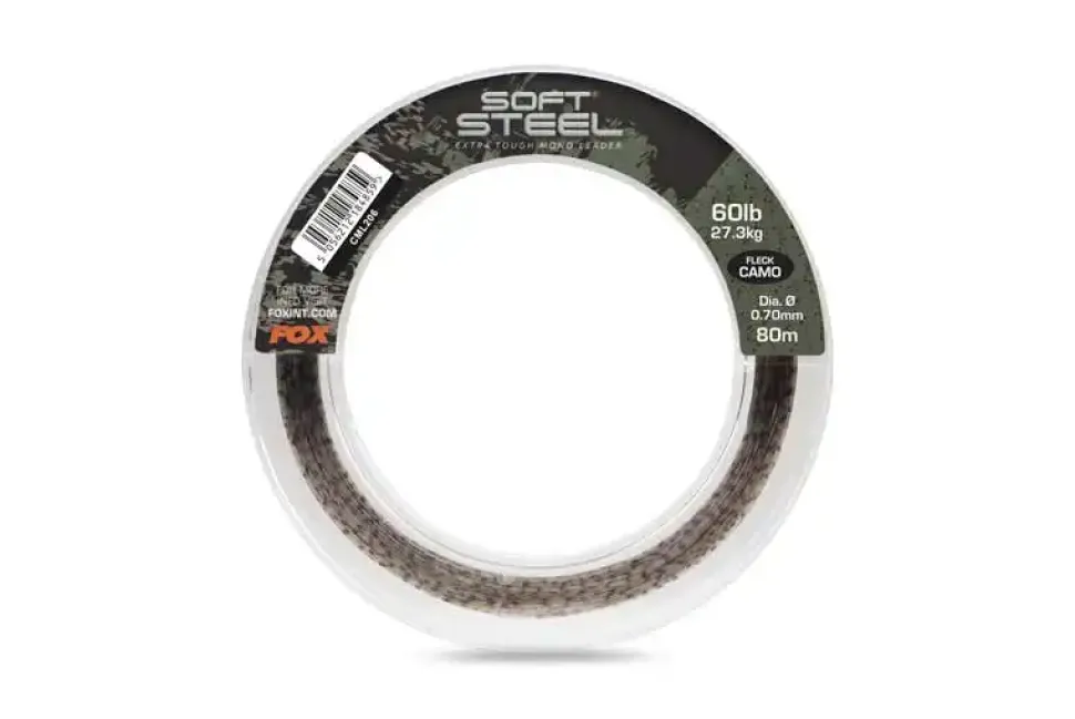 FOX Carp Soft Steel Fleck Camo Leader 100m 0,50mm