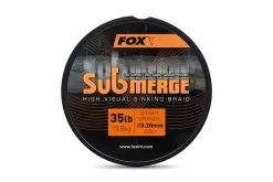 FOX Carp Submerge Orange Sinking Braid 600m Orange 0,20mm 15,8kg