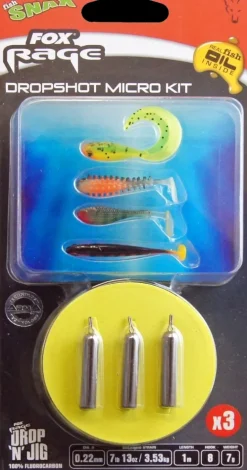 FOX Rage Dropshot Kit 7,79lb 0,22mm x1m 7g #8 x 3
