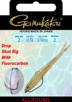 Gamakatsu Booklet Drops Worm EWG 170cm #1 0,35mm