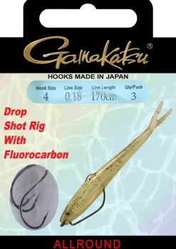 Gamakatsu Booklet Dropshot Worm39 170cm #1 0,31mm