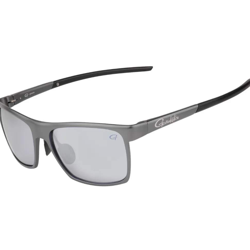 Gamakatsu G-Glasses ALU Polarisationsbrille Grey White Mirror