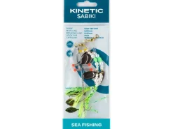 Kinetic Sabiki Fish Fry #1/0 110cm Pearl Chartreuse Fry