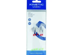 Kinetic Sabiki Nordic Mackerel #1/0 130cm Pear Crystal Flash