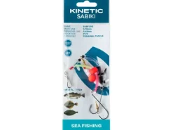 Kinetic Sabiki Surf #1/0 120cm Fire Tiger Pearl