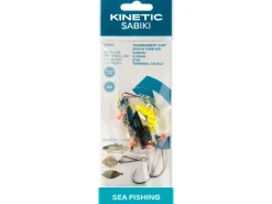 Kinetic Sabiki Tournament Surf Spin&Turn #1/0 110cm Pearl