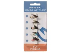 Kinetic Wet Flies Dubble Hook Mix
