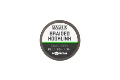 Korda Basix Braided Hooklink 25lb 10m Camo Green