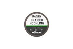 Korda Basix Braided Hooklink 25lb 10m Camo Green