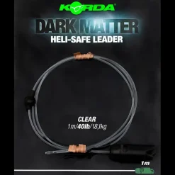 Korda Dark Matter Leader Heli Safe 100cm 40lb Weed