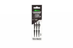 Korda Kable Leadcore Leader Hybrid Lead Clip 50cm Gravel