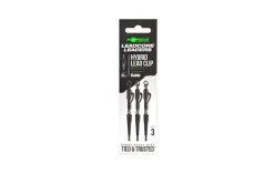 Korda Kable Leadcore Leader Hybrid Lead Clip 50cm Gravel