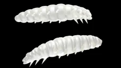 Libra Lures Larva 30 Knoblauch 3cm 001 - white