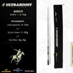 Lieblingsköder Bullseye Ultraboost Barsch 2,10m 2-15g