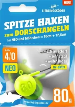 Lieblingsköder Jigköpfe Spitze Haken #4/0 Neo 20g