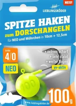 Lieblingsköder Jigköpfe Spitze Haken #4/0 Neo 20g