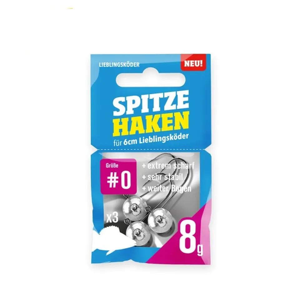 Lieblingsköder Jigköpfe Spitze Haken #0 1g