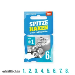 Lieblingsköder Jigköpfe Spitze Haken #1 1g