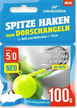 Lieblingsköder Jigköpfe Spitze Haken #5/0 Neo 60g