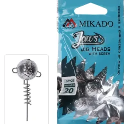 Mikado Einschraub Jig Kopf 10g Silber