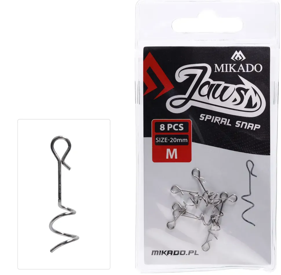 Mikado Jaws SL Screw m. Clip #M 20mm 8Stk.