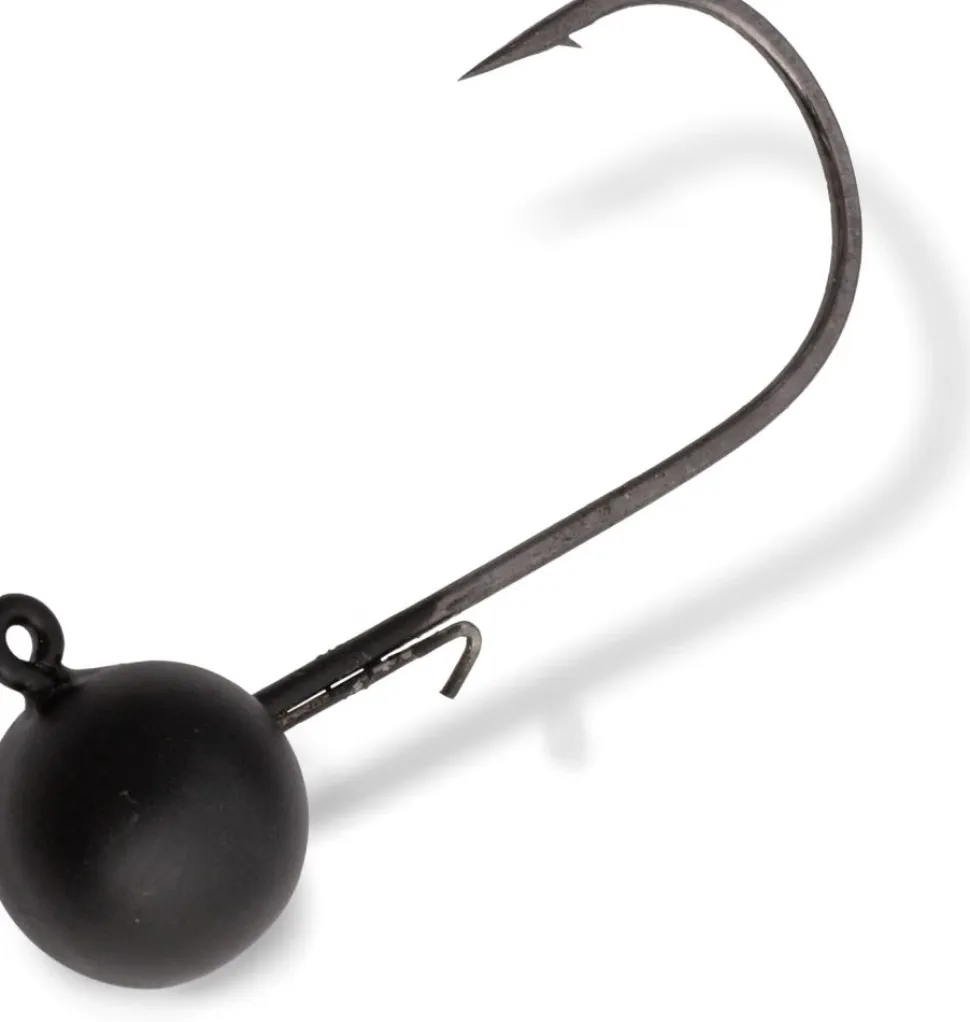 Quantum 4street Tungsten Ball Jig Head #2/0 Schwarz 3,5g