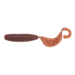 Reins Fat G-Tail Grub 2" Motoroil Gold Flk.