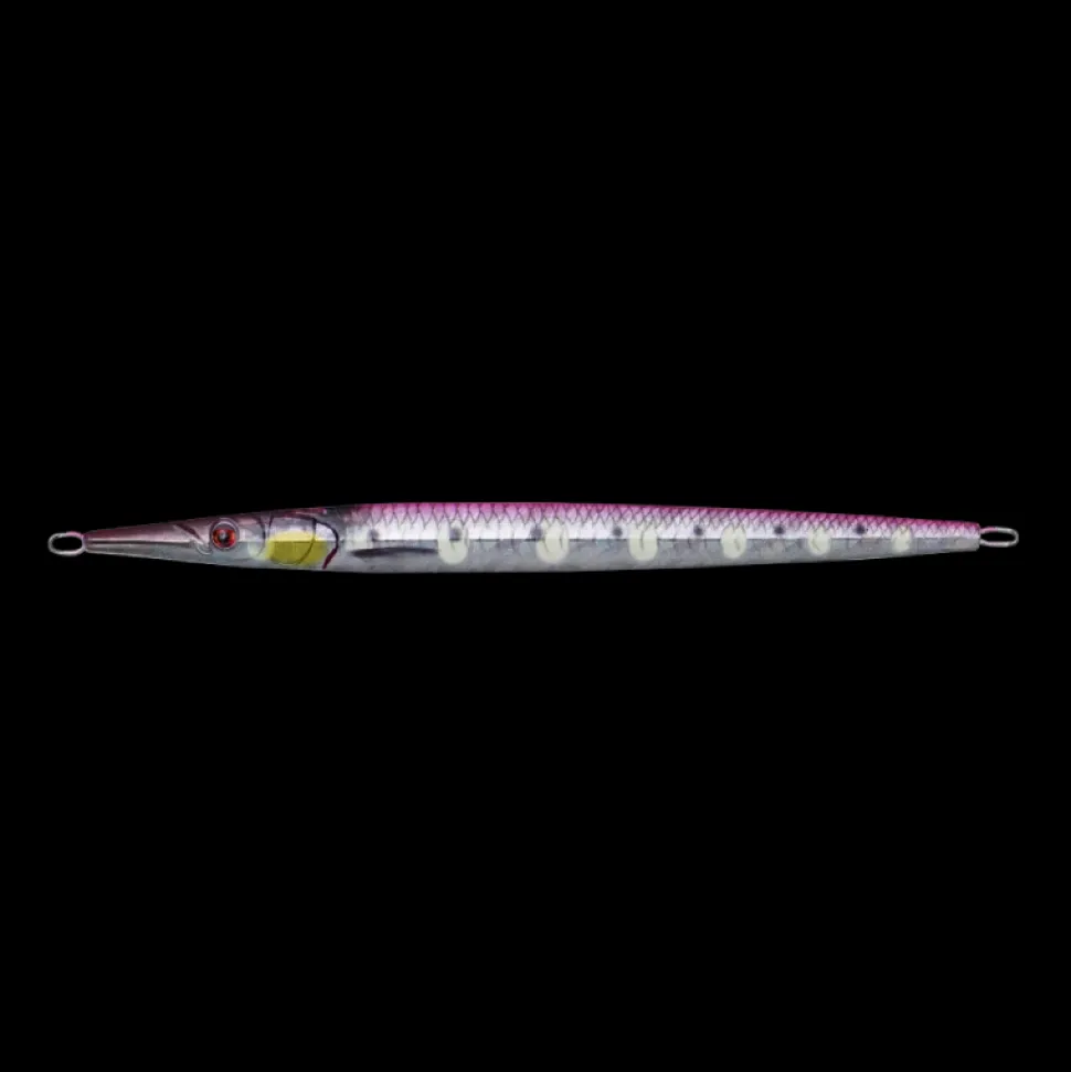 Savage Gear 3D Needle Jig 19cm 80g Glow Zebra PHP