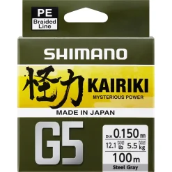 Shimano Kairiki G5 150m Steel Gray 0,13mm 4,1kg