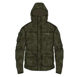 Sonik Heavy Weight Padded Jacket #M Camo