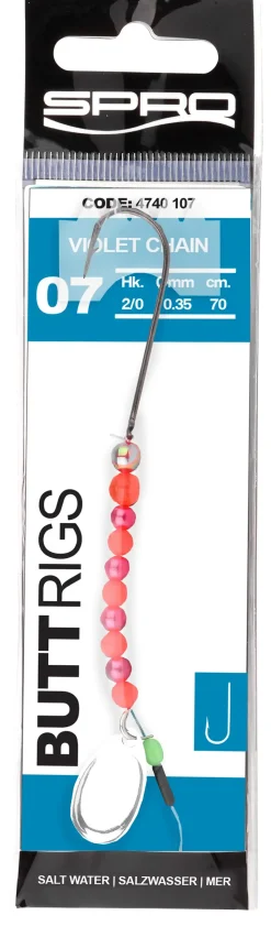Spro Salt Butt 1 Haken 70cm Citrus Bead